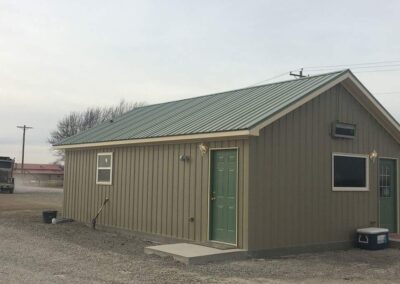 Residential steel building (barndominium) by Barnes Building Supply Credit Matt Armstrong