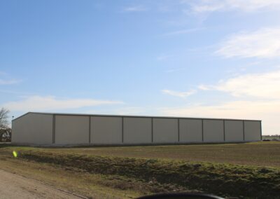 Agricultural steel building project by Barnes Building Supply