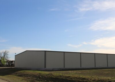 Agricultural steel building project by Barnes Building Supply