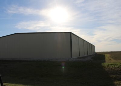 Agricultural steel building project by Barnes Building Supply