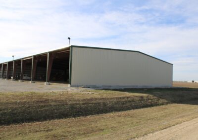 Agricultural steel building project by Barnes Building Supply