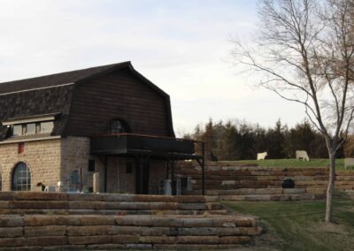 Commercial steel building project by Barnes Building Supply