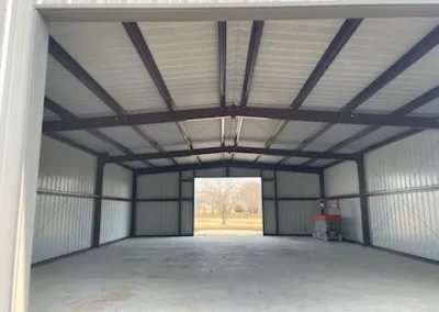 Customer Pictures Showing the agricultural buildings that they made with materials they bought from Barnes Building Supply.